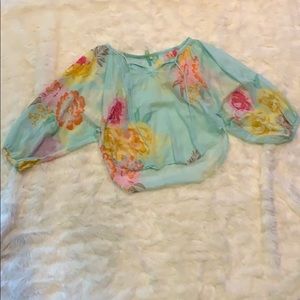 floral blouse